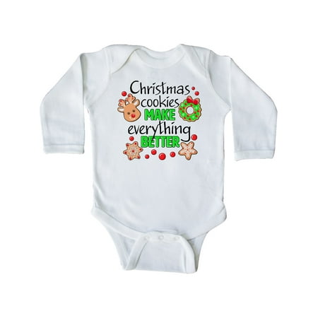 Inktastic Christmas Cookies Make Everything Better Gift Baby Boy or Baby Girl Long Sleeve Bodysuit
Inktastic Christmas Cookies Make Everything Better Gift Baby Boy or Baby Girl Long Sleeve Bodysuit