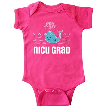 Inktastic NICU Grad Outfit Baby Whale Gift Baby Boy or Baby Girl Bodysuit