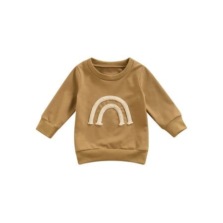 Jkerther Toddler Baby Boy Girl Crewneck Sweatshirts Letters Printed Long Sleeve Pullover Tops Infant Fall Winter Clothes
Jkerther Toddler Baby Boy Girl Crewneck Sweatshirts Letters Printed Long Sleeve Pullover Tops Infant Fall Winter Clothes