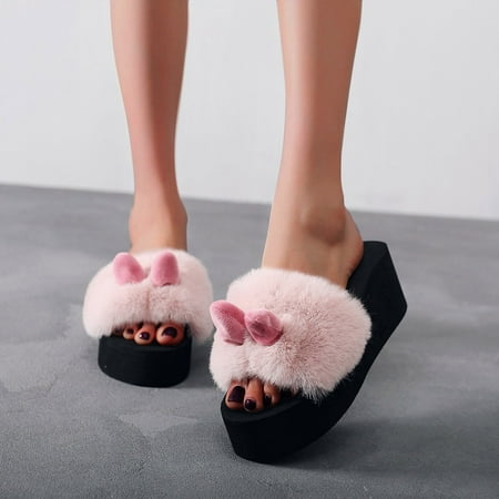 〖Yilirongyumm〗 Pink 40 Slippers For Women Winter Wedges Ear Toe Slip-On Women Warm Shoes Slipper Beach Fashion Rabbit Open Women s Slipper
〖Yilirongyumm〗 Pink 40 Slippers For Women Winter Wedges Ear Toe Slip-On Women Warm Shoes Slipper Beach Fashion Rabbit Open Women s Slipper