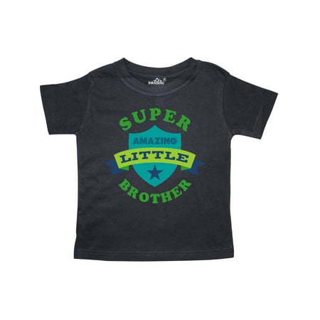 Inktastic Super Amazing Little Brother Gift Toddler Boy Girl T-Shirt