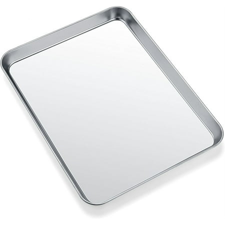 NOGIS Baking Sheets for Oven Stainless Steel Cookie Sheet Baking Pan Toaster Oven Tray 10 x 8 x 1 Inch Easy Clean & Non-stick & Dishwasher Safe
NOGIS Baking Sheets for Oven Stainless Steel Cookie Sheet Baking Pan Toaster Oven Tray 10 x 8 x 1 Inch Easy Clean & Non-stick & Dishwasher Safe