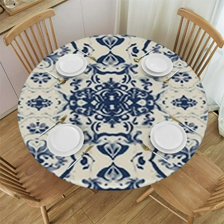 HAOXIT Round Tablecloth Table Cloths Waterproof Table Cover for Dining Holiday Banquet 42-46
HAOXIT Round Tablecloth Table Cloths Waterproof Table Cover for Dining Holiday Banquet 42-46