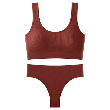 uikmnh Bras for Women Women 2 Piece U Neck With Padded Bra Sling Lingerie Vest And Thong Panties Set
uikmnh Bras for Women Women 2 Piece U Neck With Padded Bra Sling Lingerie Vest And Thong Panties Set