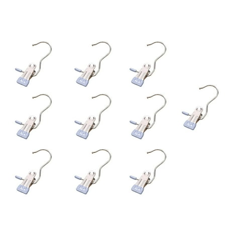 WIQUOKETT 10pcs Space Saving Clothespin Hat Pants Storage Hanging Travel Hook 360° Rotating Stainless Steel Metal Hanging Hook Clips Hanger Clips Towel Clips Boot Hangers for Closet
WIQUOKETT 10pcs Space Saving Clothespin Hat Pants Storage Hanging Travel Hook 360° Rotating Stainless Steel Metal Hanging Hook Clips Hanger Clips Towel Clips Boot Hangers for Closet