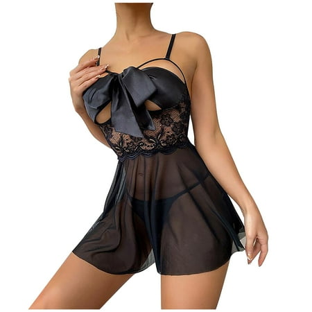 Gubotare Sexy Lingerie For Women Women Lingerie Lace Babydoll Strap Chemise Teddy V Neck Sleepwear Black M
Gubotare Sexy Lingerie For Women Women Lingerie Lace Babydoll Strap Chemise Teddy V Neck Sleepwear Black M
