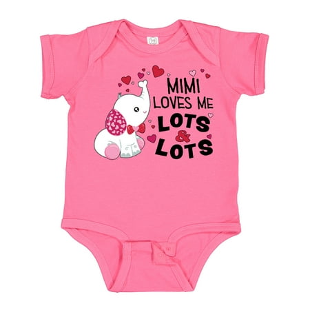 Inktastic Mimi Loves Me Lots and Lots- Cute Elephant Gift Baby Boy or Baby Girl Bodysuit
Inktastic Mimi Loves Me Lots and Lots- Cute Elephant Gift Baby Boy or Baby Girl Bodysuit