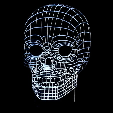 3D LED Optical Illusion Acrylic Night Light with Remote & Smart Touch 7 Colors Changing(skull)
3D LED Optical Illusion Acrylic Night Light with Remote & Smart Touch 7 Colors Changing(skull)