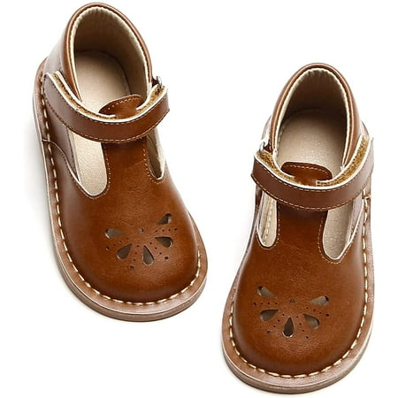 Toddler Little Girl Mary Jane Dress Shoes - Ballet Flats for Easter Flower Girl Party School Shoes