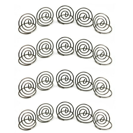 20 Pcs Stainless Steel Round Shape Card Holder Circle Stereo Note Pad Table Number Holders Clips(Silver)
20 Pcs Stainless Steel Round Shape Card Holder Circle Stereo Note Pad Table Number Holders Clips(Silver)