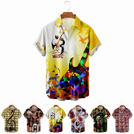 LANLIN Music Festival Unisex Button Down Hawaiian Shirt Stylish Polyester Clothing Apparel For Men Boys
LANLIN Music Festival Unisex Button Down Hawaiian Shirt Stylish Polyester Clothing Apparel For Men Boys