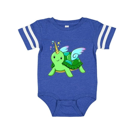 Inktastic Cute Uni-turtle with Wings Gift Baby Boy or Baby Girl Bodysuit