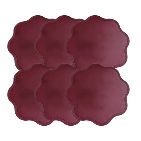 RichLink 6Pcs Placemats Table Mat Pvc Heat-Resistant Washable Wipeable Non-Slip Oil-Proof Red
RichLink 6Pcs Placemats Table Mat Pvc Heat-Resistant Washable Wipeable Non-Slip Oil-Proof Red