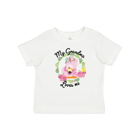 Inktastic Baby Flamingo My Grandma Loves Me with Flower Wreath Gift Baby Boy or Baby Girl T-Shirt
Inktastic Baby Flamingo My Grandma Loves Me with Flower Wreath Gift Baby Boy or Baby Girl T-Shirt