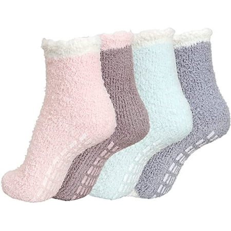 Non Slip Thermal Socks Hospital Fuzzy Socks with Grips for Women Fluffy Cozy Warm Socks Winter Comfy Slipper Socks
Non Slip Thermal Socks Hospital Fuzzy Socks with Grips for Women Fluffy Cozy Warm Socks Winter Comfy Slipper Socks