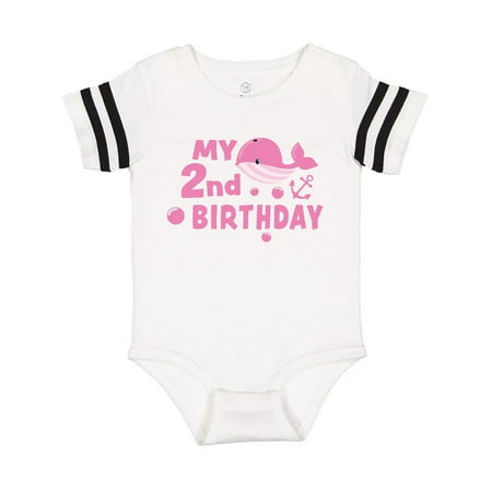 Inktastic Nautical My 2nd Birthday with Pink Whale Gift Baby Boy or Baby Girl Bodysuit
Inktastic Nautical My 2nd Birthday with Pink Whale Gift Baby Boy or Baby Girl Bodysuit