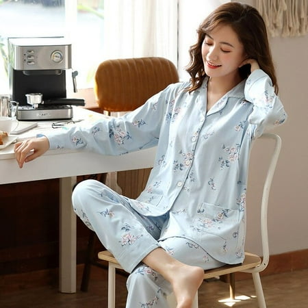 CoCopeaunt Cotton Pajamas 2PCS Set Women Sleepwear Spring Summer Print Long Sleeve Nightwear Female Homewear Plus Size Pijama Mujer 3XL
CoCopeaunt Cotton Pajamas 2PCS Set Women Sleepwear Spring Summer Print Long Sleeve Nightwear Female Homewear Plus Size Pijama Mujer 3XL