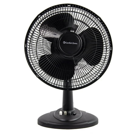 12” 3-Speed Oscillating Table Fan with Adjustable Tilt Convenient Push Button Controls Quiet Operation Black
12” 3-Speed Oscillating Table Fan with Adjustable Tilt Convenient Push Button Controls Quiet Operation Black