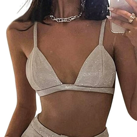 huntermoon Women Bras Crop Top Slim Bodycon For Women Underwear Solid Color Polyester Casual Women s Sexy Sequin Bra
huntermoon Women Bras Crop Top Slim Bodycon For Women Underwear Solid Color Polyester Casual Women s Sexy Sequin Bra