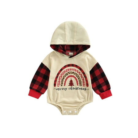 Binpure Baby Girl Boys Romper Long Sleeve Hooded Neck Letters Rainbow Plaid Print Loose Short Romper
Binpure Baby Girl Boys Romper Long Sleeve Hooded Neck Letters Rainbow Plaid Print Loose Short Romper
