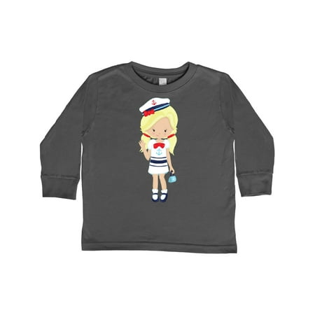 Inktastic Cute Girl Boat Captain Skipper Blonde Hair Gift Toddler Toddler Girl Long Sleeve T-Shirt
Inktastic Cute Girl Boat Captain Skipper Blonde Hair Gift Toddler Toddler Girl Long Sleeve T-Shirt