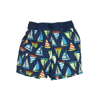 Pre-owned Joe Boxer Girls Navy Trunks size: 18 Months