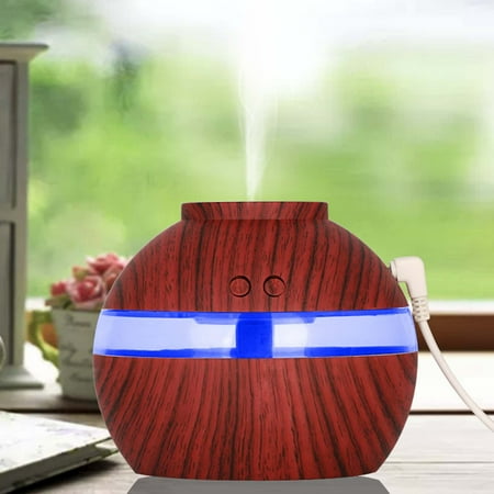 2021 New Home Humidifier Led Colorful Light Conversion Retro Humidifier
