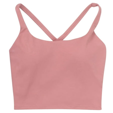 Sports Bras Criss-Cross Back Padded Workout Tank Tops Medium Support Crop Tops for Women Pink
Sports Bras Criss-Cross Back Padded Workout Tank Tops Medium Support Crop Tops for Women Pink