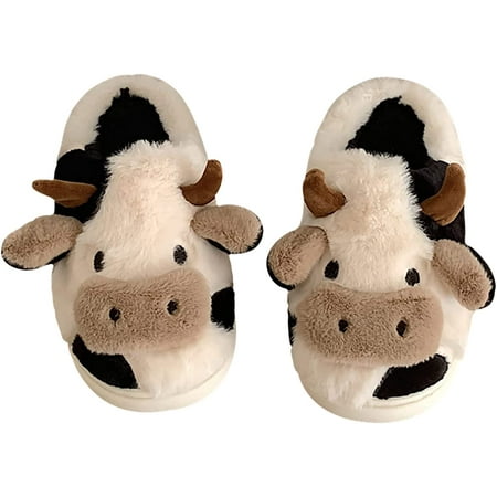 DanceeMangoo Cow Slippers for Women Girls Fluffy Slippers Cozy Plush Cartoon Slippers Fuzzy Cow Animal Slippers Warm Indoor Outdoor
DanceeMangoo Cow Slippers for Women Girls Fluffy Slippers Cozy Plush Cartoon Slippers Fuzzy Cow Animal Slippers Warm Indoor Outdoor