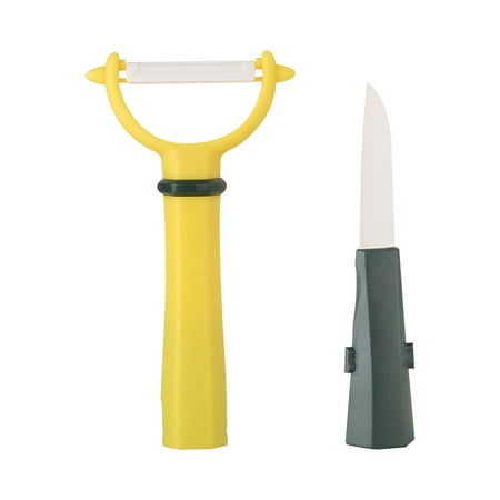Kojanyu Fruit Peeler 2-in-1 Ceramic Peeler Multi-purpose Peeler Melon And Fruit Multi-purpose Planer Clearance Sales