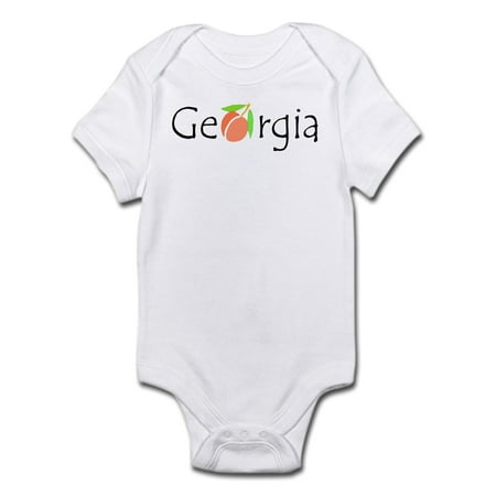 CafePress - Georgia Peach Infant Bodysuit - Baby Light Bodysuit