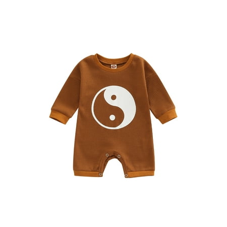 Calsunbaby Infant Baby Boys Girls Romper Yin Yang Graphic Waffle Knit Long Sleeve Jumpsuit Bodysuit Fall Winter Clothes
Calsunbaby Infant Baby Boys Girls Romper Yin Yang Graphic Waffle Knit Long Sleeve Jumpsuit Bodysuit Fall Winter Clothes