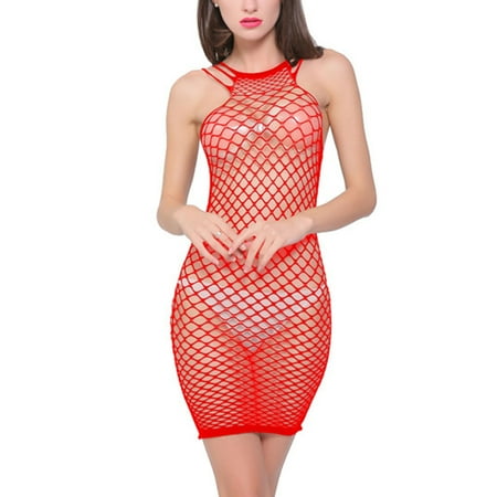 KDDYLITQ Chemisefor Women Sexy Lingerie Mesh Nightgown Hollow Out Babydoll Nightdress Red One Size
KDDYLITQ Chemisefor Women Sexy Lingerie Mesh Nightgown Hollow Out Babydoll Nightdress Red One Size