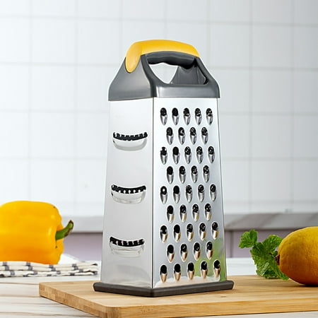 Chicmine Grater Practical 4-Sided Boxed Grater Convenient Multifunctional Vegetable Cutter Rust-Proof Kitchen Gadgets