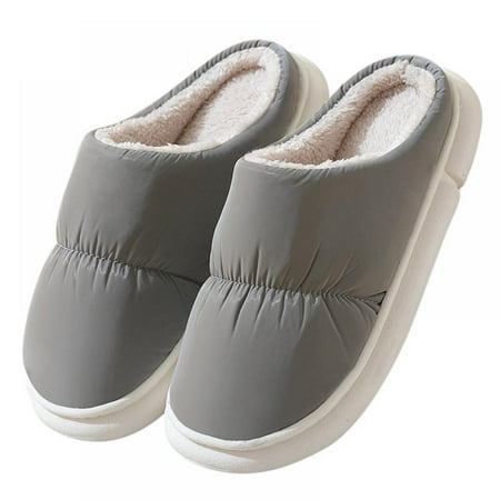 Slippers for Mens Winter Home Indoor Warm Thick Sole Waterproof down Cotton Shoes Soft Plush Fleece Indoor Outdoor Shoes
Slippers for Mens Winter Home Indoor Warm Thick Sole Waterproof down Cotton Shoes Soft Plush Fleece Indoor Outdoor Shoes