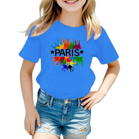 Children Kids Boys Girls Fashion Summer Short Sleeve Letter Printed T Shirt Blouse Casual Top Tunic Clothes
Children Kids Boys Girls Fashion Summer Short Sleeve Letter Printed T Shirt Blouse Casual Top Tunic Clothes