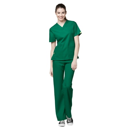 WonderWink Origins Women s Bravo V-Nect Top & Quebec Cargo Pant Scrub Set
