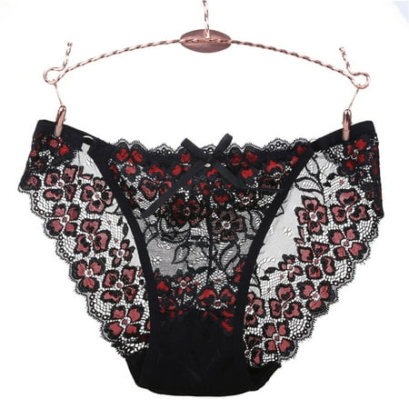 KEJIG Stylish,Women Embroidery Lace Panties Sexy Low-waist Briefs Thong G-String Lingerie
KEJIG Stylish,Women Embroidery Lace Panties Sexy Low-waist Briefs Thong G-String Lingerie