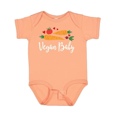 Inktastic Vegan Baby Vegetarian Gift Baby Boy or Baby Girl Bodysuit