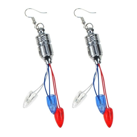 U.S. July 4 Lit Up LED Light Bulbs Dangling Earrings U.S. Twinkling Women s Party Veterans Memorial Day Accessories 
U.S. July 4 Lit Up LED Light Bulbs Dangling Earrings U.S. Twinkling Women s Party Veterans Memorial Day Accessories