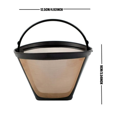 Reusable Cone Coffee Filter Basket Permanent Replacement Coffee Filter With Stainless Steel Mesh Coffee Maker Accessories
Reusable Cone Coffee Filter Basket Permanent Replacement Coffee Filter With Stainless Steel Mesh Coffee Maker Accessories