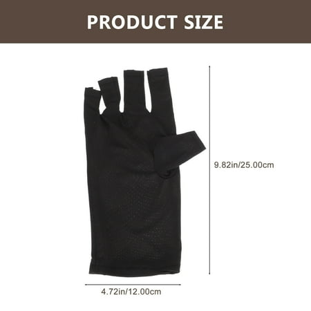 2Pairs Manicure UV Prevention Gloves Salon Phototherapy Nail Art Gloves Black
2Pairs Manicure UV Prevention Gloves Salon Phototherapy Nail Art Gloves Black