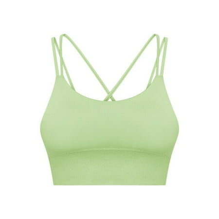 QWZNDZGR New Sports Vest Cross Back Double Shoulder Straps Yoga Bra Skin-Friendly Naked Feeling Fitness Yoga Underwear Black/Blue/Pink
QWZNDZGR New Sports Vest Cross Back Double Shoulder Straps Yoga Bra Skin-Friendly Naked Feeling Fitness Yoga Underwear Black/Blue/Pink