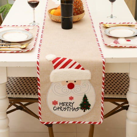 TureClos Christmas Party Table Runner Dining Room Tablecloth Santa Claus Holiday Atmosphere Desk Ornament Hotel Decoration Craft Santa Claus
TureClos Christmas Party Table Runner Dining Room Tablecloth Santa Claus Holiday Atmosphere Desk Ornament Hotel Decoration Craft Santa Claus