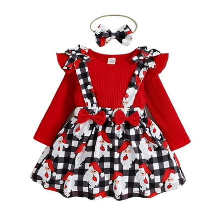 LAPAKIDS Toddler Girl Clothes Christmas Dress Outfits Winter Shirt & Suspender Skirt Headband 18-24 Months
LAPAKIDS Toddler Girl Clothes Christmas Dress Outfits Winter Shirt & Suspender Skirt Headband 18-24 Months