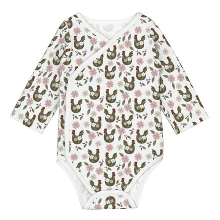 Matuu Flowe Rooster for Baby Long-Sleeve Bodysuit Soft Cotton Comfortable and Breathable Perfect for Newborns and Infants
Matuu Flowe Rooster for Baby Long-Sleeve Bodysuit Soft Cotton Comfortable and Breathable Perfect for Newborns and Infants