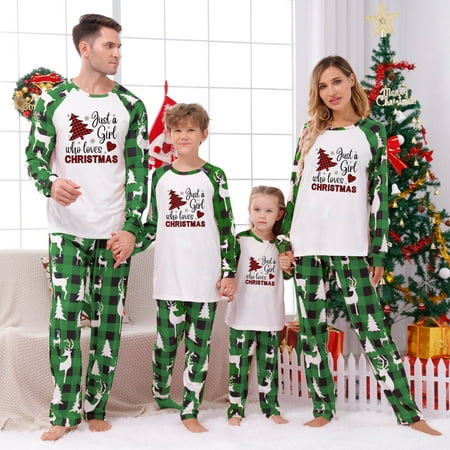 Guvpev Christmas Letter Elk Xmas Tree Contrast Top and Plaid Pants Family Matching Pajamas Unisex Sizes Baby-Kids-Adult Baby 3 Months
Guvpev Christmas Letter Elk Xmas Tree Contrast Top and Plaid Pants Family Matching Pajamas Unisex Sizes Baby-Kids-Adult Baby 3 Months