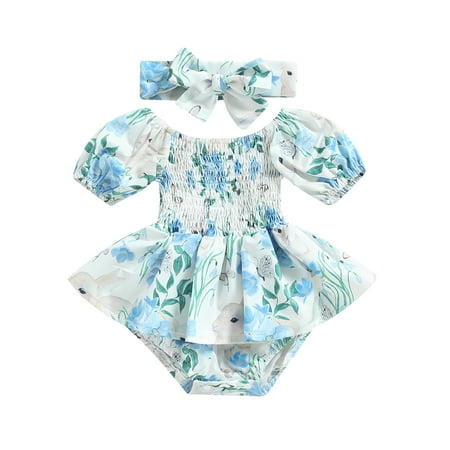 Newborn Easter Outfit Baby Girl Bunny Dress Romper Cute Smocked Dresses Onesie My First Easter Clothes
Newborn Easter Outfit Baby Girl Bunny Dress Romper Cute Smocked Dresses Onesie My First Easter Clothes