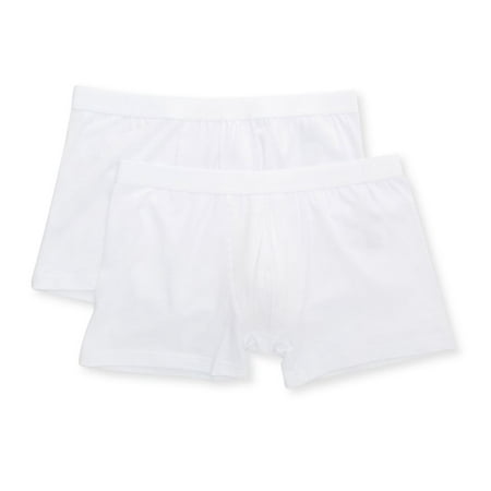 Men s Falke 68100 Daily Egyptian Cotton Boxer Brief - 2 Pack (White 2XL)