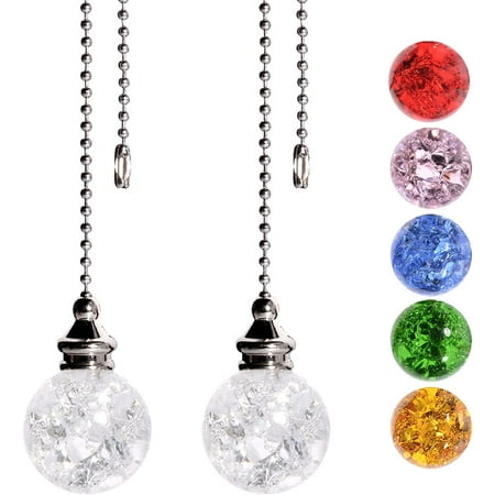 2 Pack Ice Cracked Ball Ceiling Fan Pull Chain Pendants with 20 Inches 3mm Diameter Bead Balls Crystal Pull Chain Extension with Connector for Ceiling Light Lamp Fan Chains Clear
2 Pack Ice Cracked Ball Ceiling Fan Pull Chain Pendants with 20 Inches 3mm Diameter Bead Balls Crystal Pull Chain Extension with Connector for Ceiling Light Lamp Fan Chains Clear